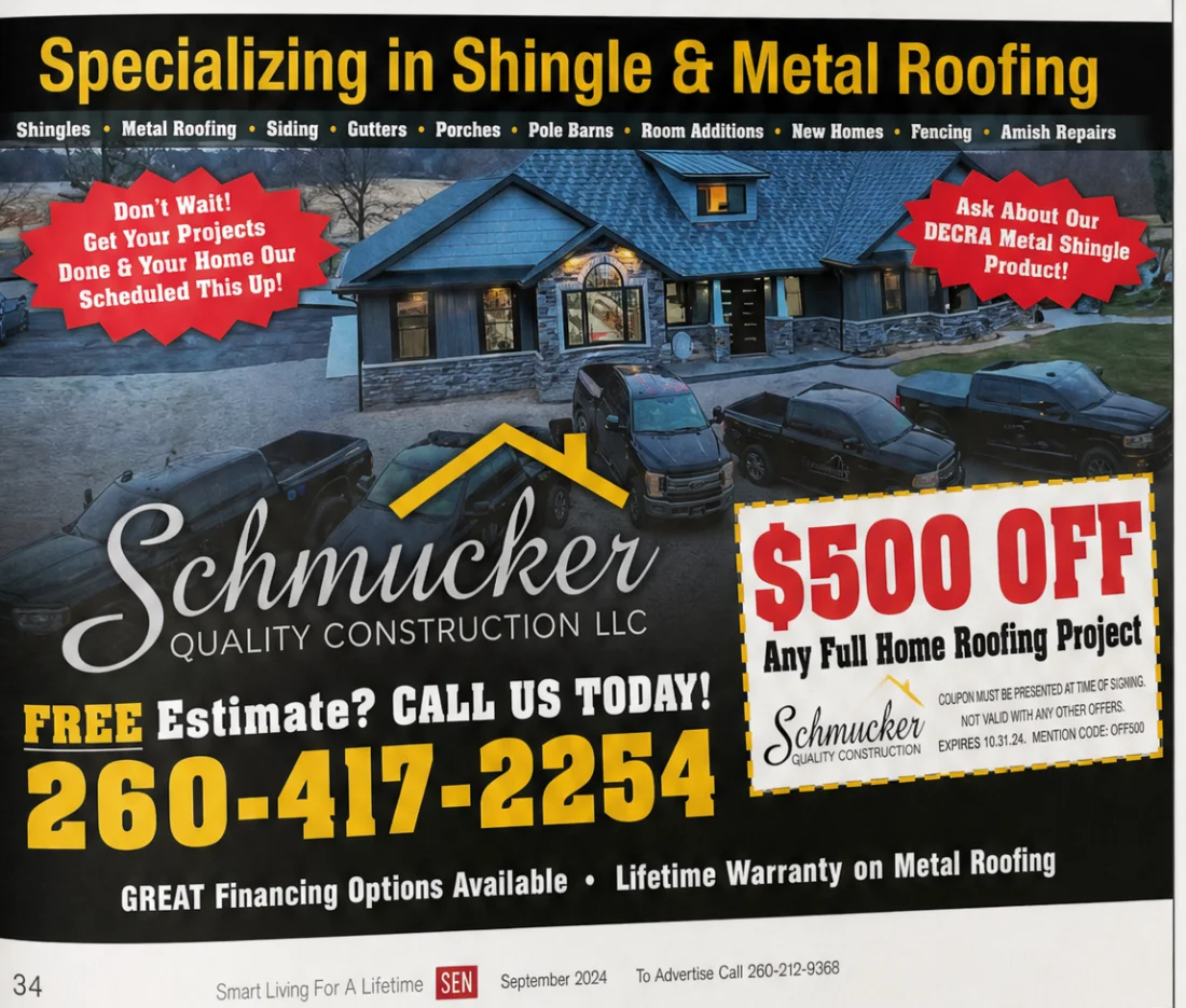 Full-page magazine ad designed by Total Concepts